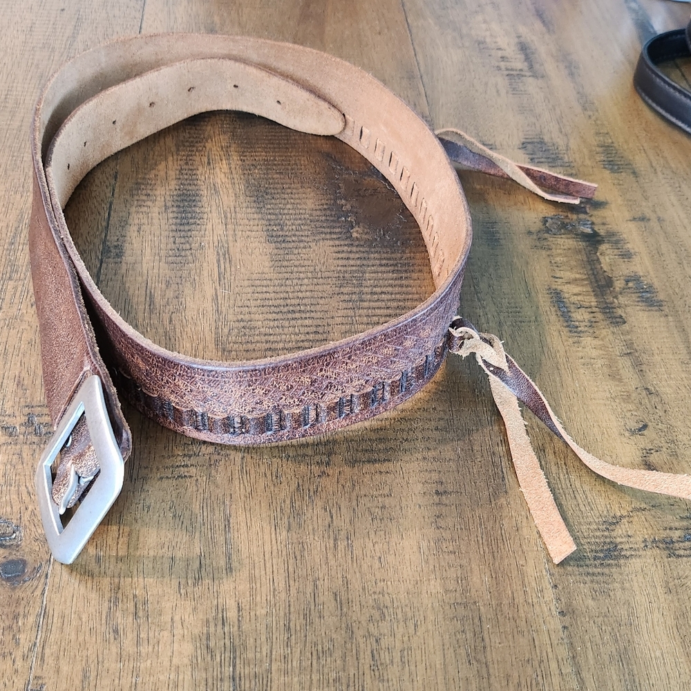 Cabi brown leather belt